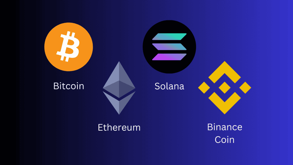 trading crypto on -BTC-ETH-SOL-BNB